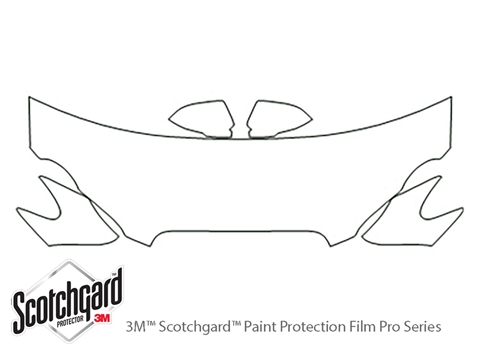 3M™ Jaguar XF 2010-2011 Paint Protection Kit - Hood (XF XFR)