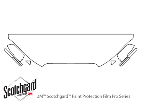 3M™ Jaguar XF 2013-2015 Paint Protection Kit - Hood (XF XFR)
