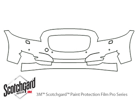 3M™ Jaguar XJ 2011-2013 Paint Protection Kit - Bumper