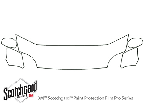 3M™ Jaguar XK-Series 2007-2008 Paint Protection Kit - Hood