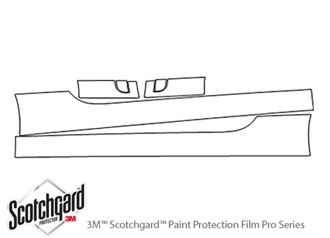 3M™ Jaguar XK-Series 2007-2008 Paint Protection Kit - Rocker