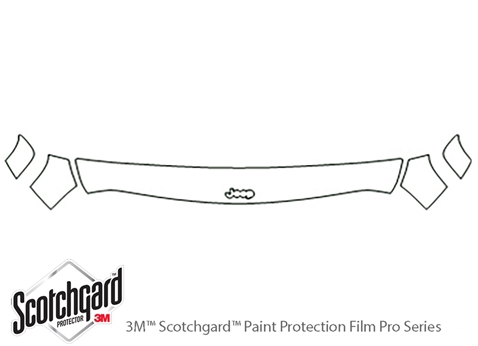 3M™ Jeep Patriot 2007-2017 Paint Protection Kit - Hood
