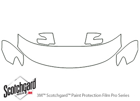 3M™ Kia Optima 2009-2010 Paint Protection Kit - Hood