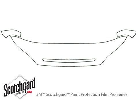 3M™ Kia Rio 2001-2002 Paint Protection Kit - Hood
