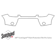 Kia Soul 2010-2011 3M Clear Bra Bumper Paint Protection Kit Diagram