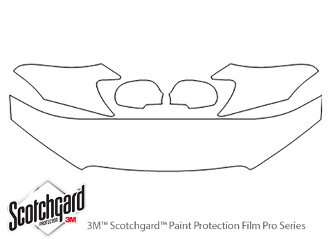 3M™ Kia Spectra 2005-2009 Paint Protection Kit - Hood