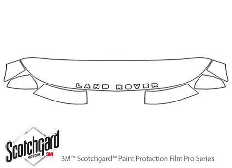 3M™ Land Rover LR4 2010-2013 Paint Protection Kit - Hood