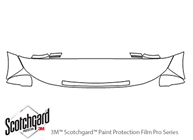 Land Rover LR4 2014-2016 3M Clear Bra Hood Paint Protection Kit Diagram