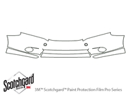 Lexus HS 2010-2012 3M Clear Bra Bumper Paint Protection Kit Diagram