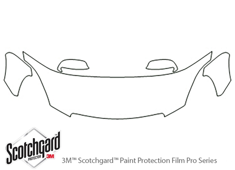 3M™ Lexus SC 2002-2009 Paint Protection Kit - Hood
