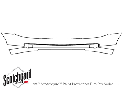 3M™ Lincoln Zephyr 2006-2006 Paint Protection Kit - Bumper