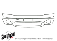 MINI Clubman 2008-2010 3M Clear Bra Bumper Paint Protection Kit Diagram