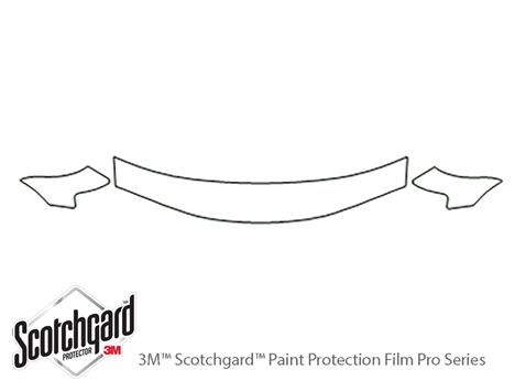 3M™ Mazda Protege 1996-1998 Paint Protection Kit - Hood