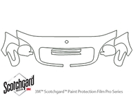 Mercedes-Benz M-Class 1998-2001 3M Clear Bra Hood Paint Protection Kit Diagram