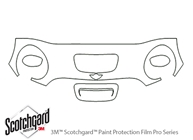 Mini Clubman 2008-2010 3M Clear Bra Hood Paint Protection Kit Diagram