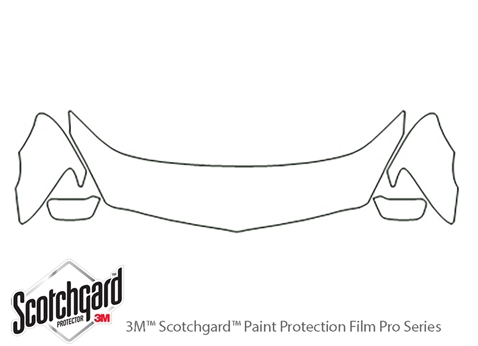 3M™ Mitsubishi Diamante 2004-2004 Paint Protection Kit - Hood