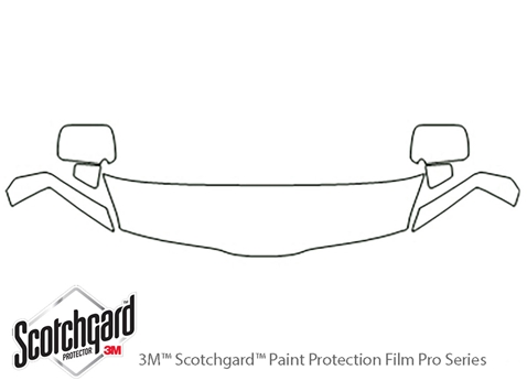 3M™ Mitsubishi Endeavor 2004-2011 Paint Protection Kit - Hood