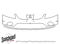 Mitsubishi Galant 2004-2006 3M Clear Bra Bumper Paint Protection Kit Diagram