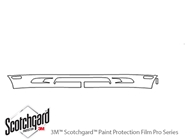 Mitsubishi Lancer 2002-2003 3M Clear Bra Bumper Paint Protection Kit Diagram