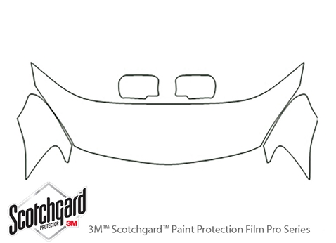 3M™ Mitsubishi Lancer 2004-2006 Paint Protection Kit - Hood