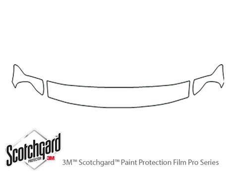 3M™ Mitsubishi Montero Sport 2001-2004 Paint Protection Kit - Hood