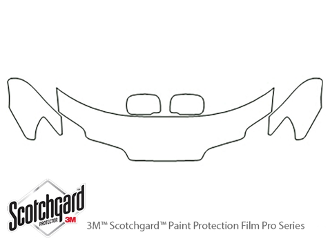 3M™ Mitsubishi Outlander 2003-2006 Paint Protection Kit - Hood