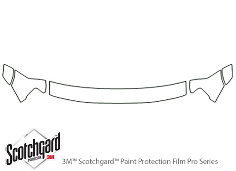 3M™ Nissan Frontier 1998-2000 Paint Protection Kit - Hood