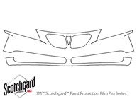 Pontiac G6 2005-2010 3M Clear Bra Bumper Paint Protection Kit Diagram