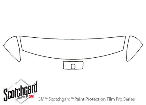 3M™ Saturn S-Series 2001-2002 Paint Protection Kit - Hood