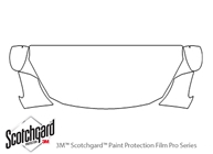 Scion iA 2016-2016 3M Clear Bra Hood Paint Protection Kit Diagram