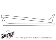 Scion iA 2016-2016 3M Clear Bra Door Cup Paint Protection Kit Diagram