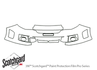 Subaru WRX 2012-2014 3M Clear Bra Bumper Paint Protection Kit Diagram
