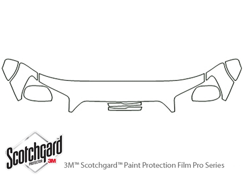 3M™ Toyota 4Runner 2006-2009 Paint Protection Kit - Hood