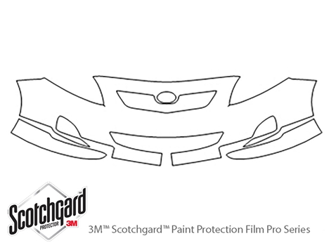 3M™ Toyota Corolla 2009-2010 Paint Protection Kit - Bumper
