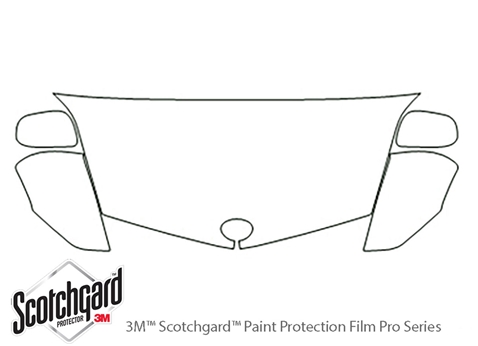 3M™ Toyota Prius 2004-2009 Paint Protection Kit - Hood