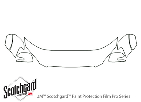 3M™ Toyota Rav4 2009-2012 Paint Protection Kit - Hood