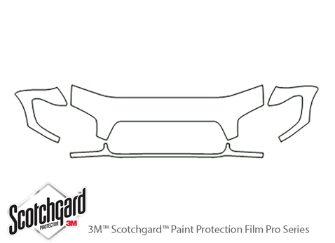 3M™ Toyota Sequoia 2001-2004 Paint Protection Kit - Hood