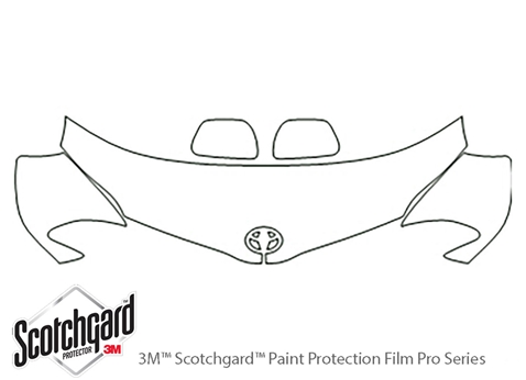 3M™ Toyota Sienna 2011-2017 Paint Protection Kit - Hood