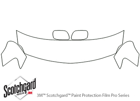 3M™ Toyota Yaris 2007-2011 Paint Protection Kit - Hood