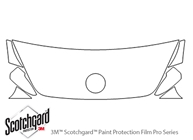 Volkswagen Beetle 2018-2018 3M Clear Bra Hood Paint Protection Kit Diagram