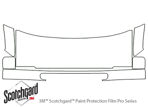 3M™ Volkswagen EuroVan 1999-2001 Paint Protection Kit - Hood