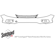Volkswagen Tiguan 2012-2017 3M Clear Bra Bumper Paint Protection Kit Diagram