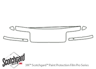 Volvo 850 1993-1997 3M Clear Bra Hood Paint Protection Kit Diagram