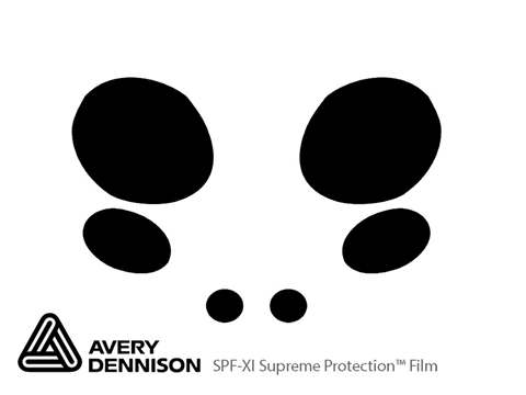 Avery Dennison™ Fiat 500 2012-2017 Headlight Protection Film (Abarth)