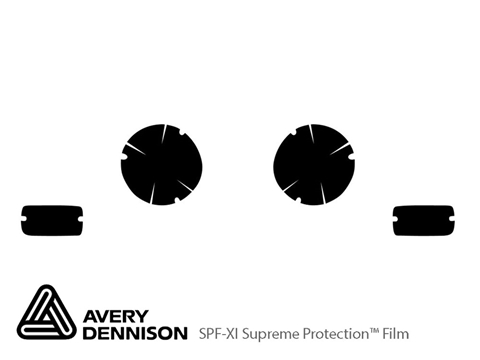 Avery Dennison™ Jeep Wrangler 1997-2006 Headlight Protection Film