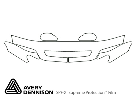 Avery Dennison™ Acura CL 1997-1999 Paint Protection Kit - Hood