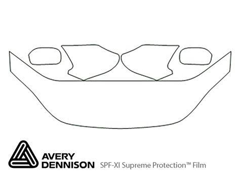 Avery Dennison™ Acura EL 2001-2005 Paint Protection Kit - Hood