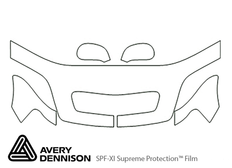 Avery Dennison™ Acura RL 1999-2004 Paint Protection Kit - Hood
