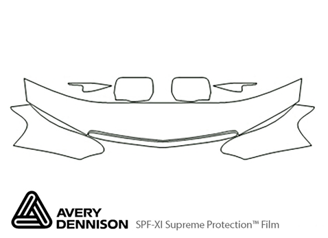 Avery Dennison™ Acura TL 1999-2001 Paint Protection Kit - Hood