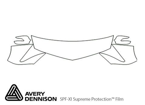 Avery Dennison™ Acura ZDX 2010-2013 Paint Protection Kit - Hood